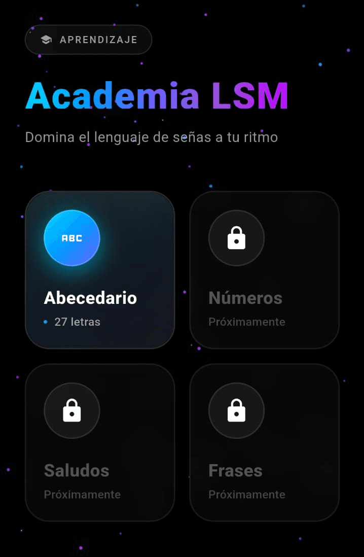 Academia LSM — módulos de aprendizaje